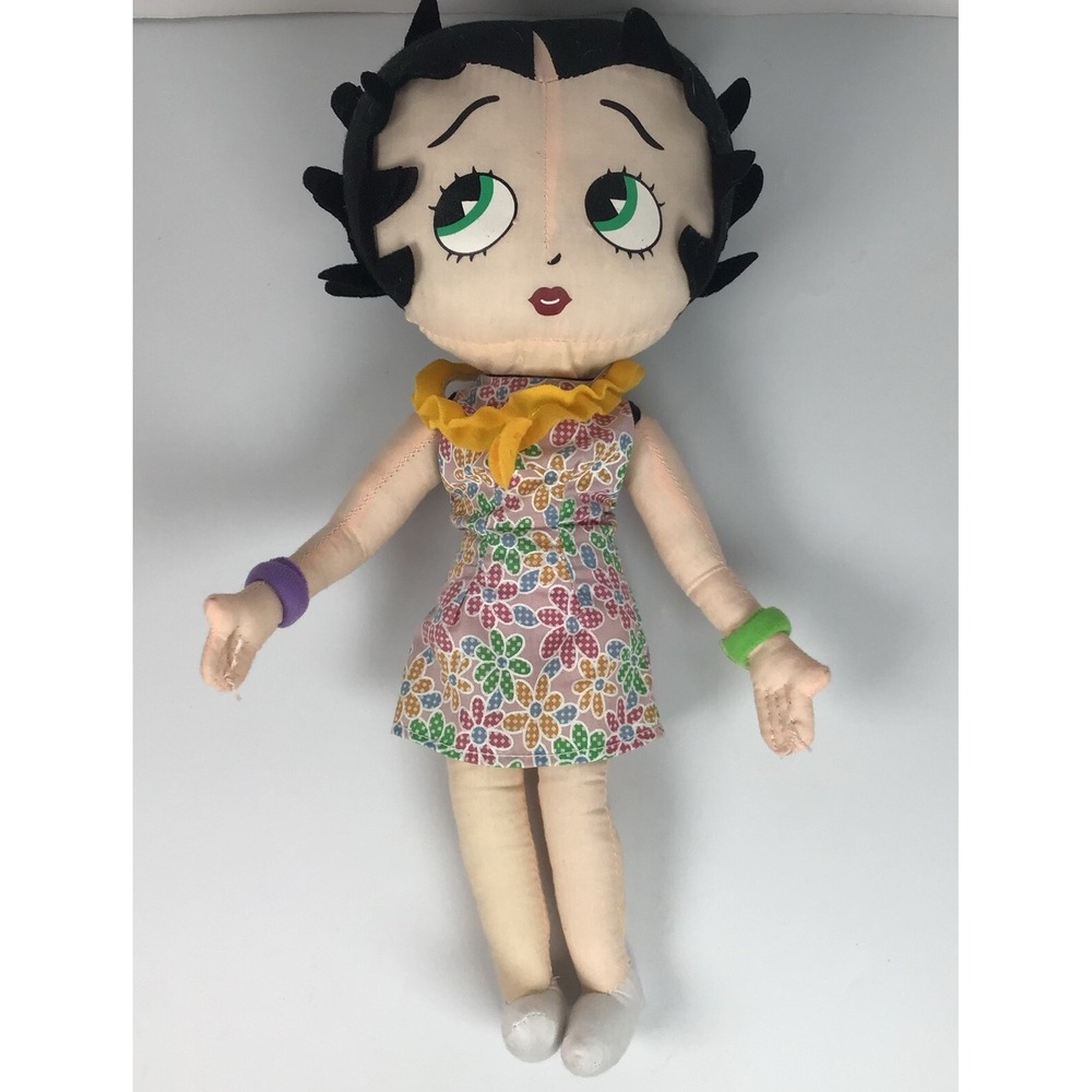 Lot of 3 Betty Boop Plush Dolls- Mexico, Mummy, Baby Boop, Flower Dress - Picture 5 of 12